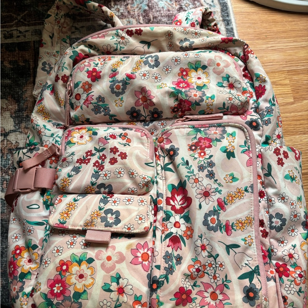 Vera Bradley Multicolor Floral Backpack/Laptop sleeve